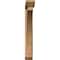 Ekena Millwork Thorton Slat Smooth Bracket w/ Offset Brace, Western Red Cedar, 5 1/2"W x 34"D x 40"H BKT0604X34X40THR06SWR - alternate 3